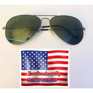 Ray Ban RB3025 Gunmetal Aviator Sunglasses w New P